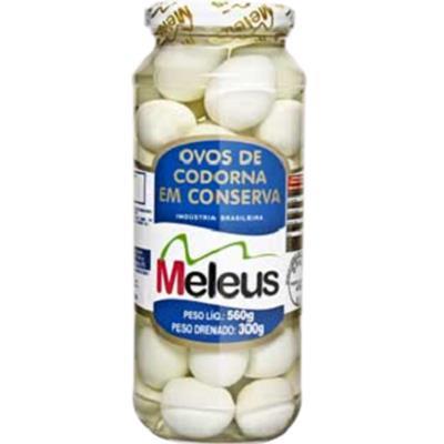OVO DE CODORNA EM CONSERVA MELEUS 300G
