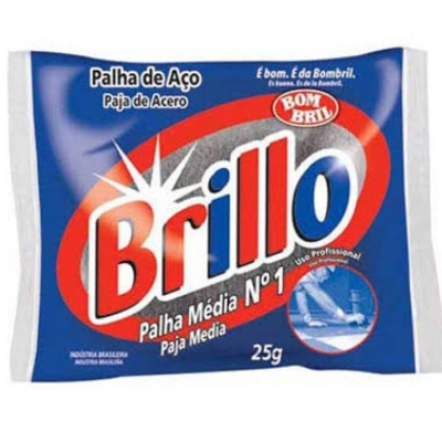 PALHA DE AÇO BRILLO N.1