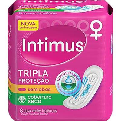 ABSORVENTE TRIPLA PROTEÇÃO SECA INTIMUS 8UN