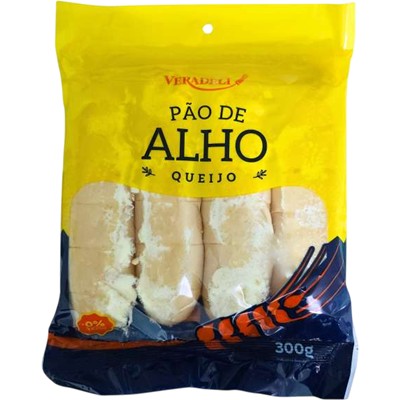 PÃO DE ALHO SABOR QUEIJO VERADELI 300G