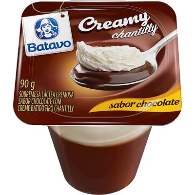 SOBREMESA CHOCOLATE CHANTILLY CREAMY BATAVO 90G