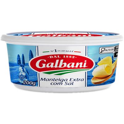 MANTEIGA EXTRA COM SAL GALBANI 200G