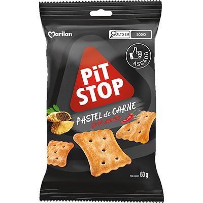 BISCOITO PASTEL CARNE PICANTE PIT STOP MARILAN 60G
