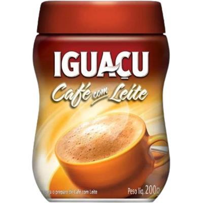 CAFÉ COM LEITE SOLÚVEL IGUAÇU 200G