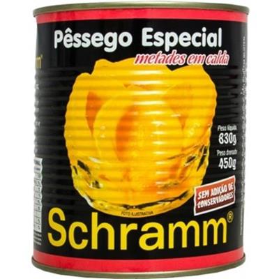 PÊSSEGO EM CALDA SCHRAMM METADE 450G