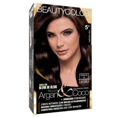 TINTURA BEAUTYCOLOR 5.0 CASTANHO CLAR BEAUTY COLOR