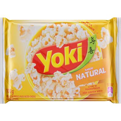 PIPOCA PARA MICRO-ONDAS NATURAL YOKI 100G