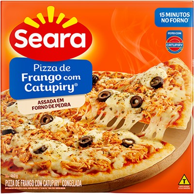 PIZZA DE FRANGO COM CATUPIRY CONGELADA SEARA 460G