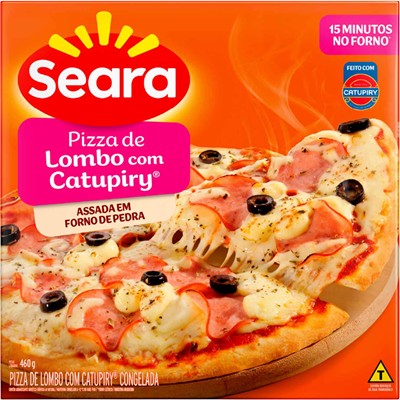 PIZZA DE LOMBO COM CATUPIRY CONGELADA SEARA 460G
