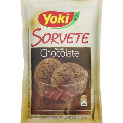 PÓ PARA SORVETE SABOR CHOCOLATE YOKI 150G