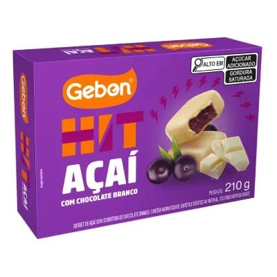 AÇAÍ HIT COM CHOCOLATE BRANCO GEBON 210G