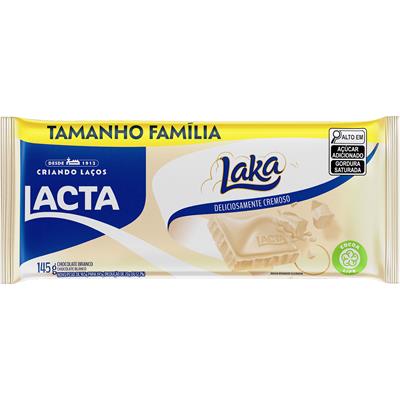 CHOCOLATE BRANCO LAKA LACTA 145G