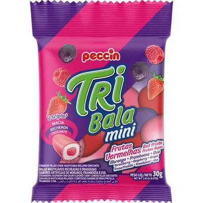 BALA TRIBALA MINI FRUTAS VERMELHAS PECCIN 30G