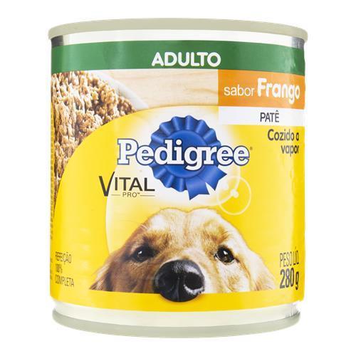 RAÇÃO PEDIGREE ADULTO PATÊ DE FRANGO 280G