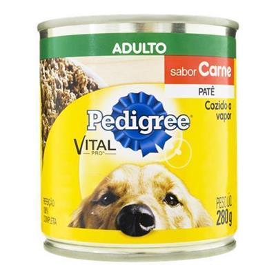 RAÇÃO PEDIGREE ADULTO PATÊ DE CARNE 280G