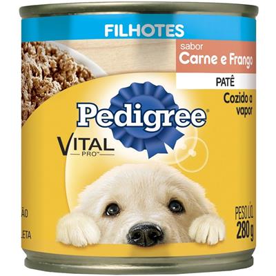 RAÇÃO FILHOTES PATÊ DE CARNE FRANGO PEDIGREE 280G