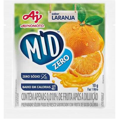 SUCO EM PÓ SABOR LARANJA ZERO FIT 10G