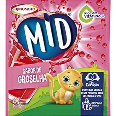 SUCO EM PÓ SABOR GROSELHA MID 25G