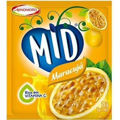 SUCO EM PÓ SABOR MARACUJÁ MID 25G