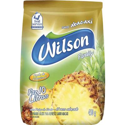 SUCO EM PÓ SABOR ABACAXI FAMILY WILSON 450G