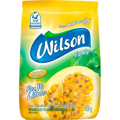 SUCO EM PÓ SABOR MARACUJÁ FAMILY WILSON 450G