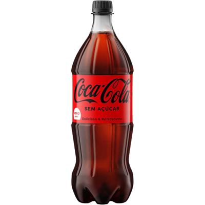REFRIGERANTE SEM AÇÚCAR COCA-COLA 1L
