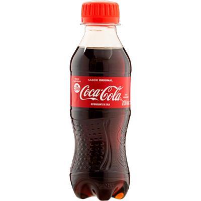 REFRIGERANTE DE COLA ORIGINAL COCA-COLA 200ML
