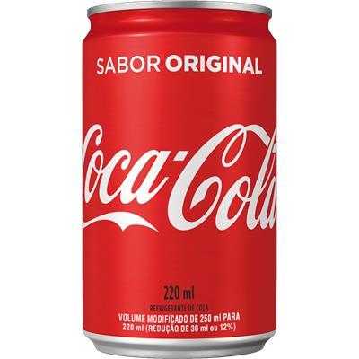 REFRIGERANTE DE COLA ORIGINAL COCA-COLA 220ML