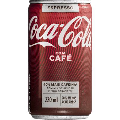 REFRIGERANTE CAFÉ ESPRESSO COCA-COLA 220ML