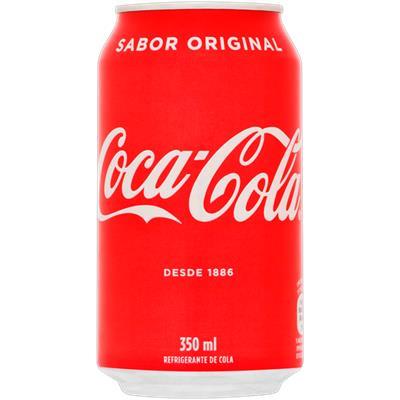 REFRIGERANTE DE COLA ORIGINAL COCA-COLA 350ML