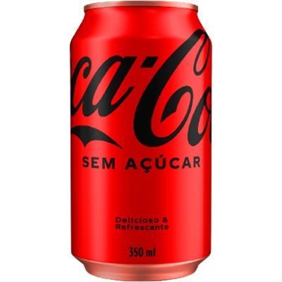 REFRIGERANTE DE COLA SEM AÇÚCAR COCA-COLA 350ML