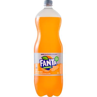 REFRIGERANTE SABOR LARANJA ZERO AÇÚCAR FANTA 2L