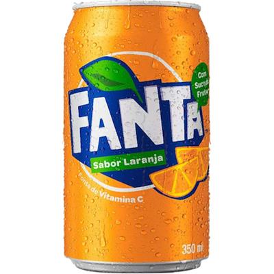 REFRIGERANTE SABOR LARANJA FANTA 350ML