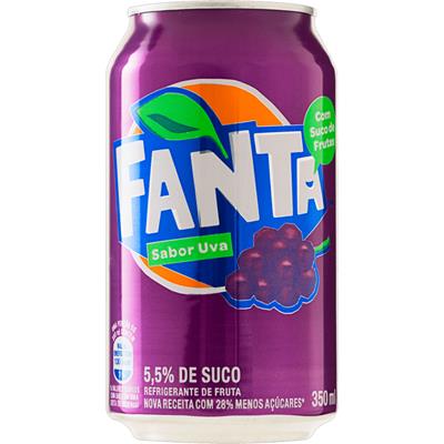 REFRIGERANTE SABOR UVA FANTA 350ML