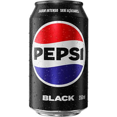 REFRIGERANTE COLA ZERO AÇÚCAR PEPSI BLACK 350ML