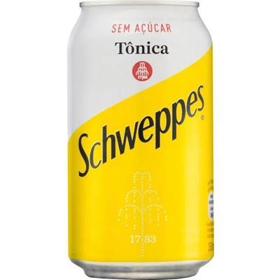 ÁGUA TÔNICA DE QUININO SEM AÇÚCAR SCHWEPPES 350ML