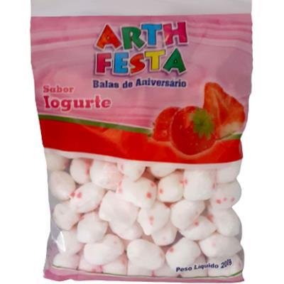 BALAS DE COCO SABOR IOGURTE ARTH FESTA 200G