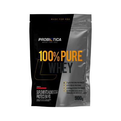SUPLEMENTO PROBIOTICA 100% PURE WHEY 900GR MORANGO