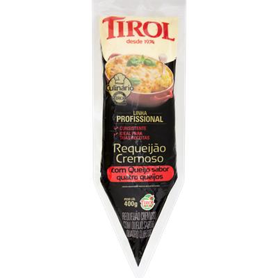 REQUEIJÃO CREMOSO SABOR QUATRO QUEIJOS TIROL 400G