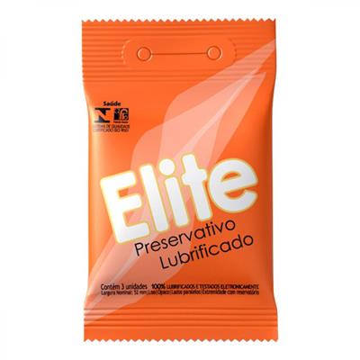 PRESERVATIVO ELITE COM 3 UNIDADES
