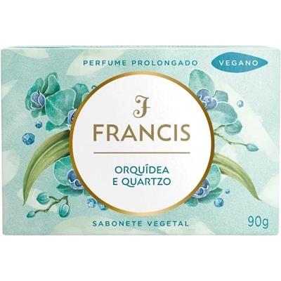SABONETE EM BARRA ORQUÍDEA E QUARTZO FRANCIS 90G