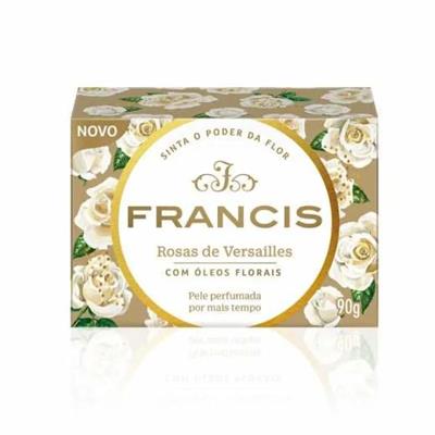 SABONETE EM BARRA CLÁSSICO ROSAS FRANCIS 90G