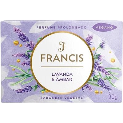 SABONETE EM BARRA LAVANDA E ÂMBAR FRANCIS 90G