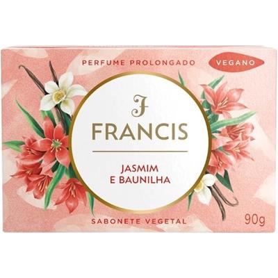 SABONETE EM BARRA JASMIM E BAUNILHA FRANCIS 90G