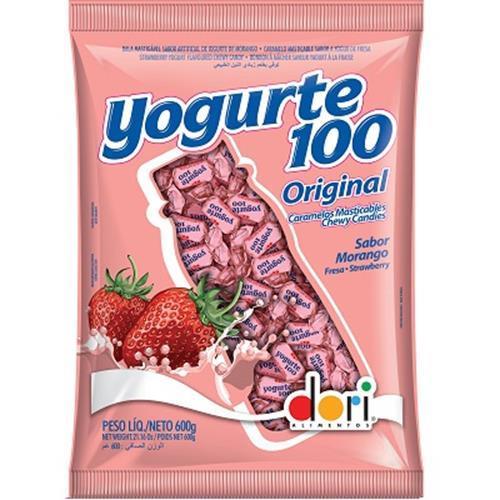 BALA DORI YOGURTE MORANGO 600G 