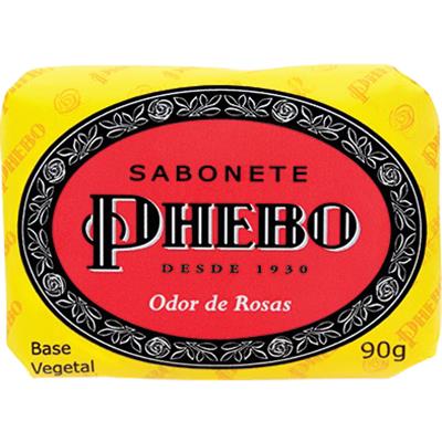 SABONETE EM BARRA VEGETAL ODOR DE ROSAS PHEBO 90G