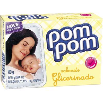 SABONETE EM BARRA GLICERINADO POM POM 90G
