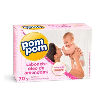 SABONETE EM BARRA INFANTIL ÓLEO POM POM 70G