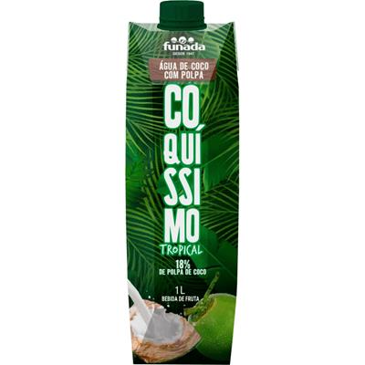 ÁGUA DE COCO COM POLPA COQUÍSSIMO FUNADA 1L - LEGAL SUPERMERCADOS