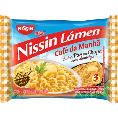 MACARRÃO LÁMEN PÃO NA CHAPA E MANTEIGA NISSIN 85G